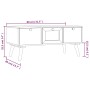 Mesa de centro con cajones madera contrachapada 80x40x35,5 cm de , Mesas de centro - Ref: Foro24-352158, Precio: 75,30 €, Des...