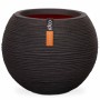Capi Jarrón Nature Rib redondo negro 40x32 cm KBLR270 de , Maceteros y jardineras - Ref: Foro24-424217, Precio: 66,85 €, Desc...