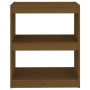 Estantería/divisor espacio madera pino marrón miel 60x30x71,5cm de , Librerías y estanterías - Ref: Foro24-808161, Precio: 55...