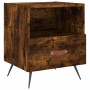 Mesita de noche madera ingeniería roble ahumado 40x35x47,5 cm de , Mesitas de noche - Ref: Foro24-827382, Precio: 40,89 €, De...