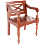 Sillas Batavia 2 unidades madera maciza de caoba marrón oscuro de , Sillas de comedor - Ref: Foro24-246965, Precio: 191,86 €,...