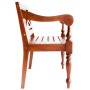 Sillas Batavia 2 unidades madera maciza de caoba marrón oscuro de , Sillas de comedor - Ref: Foro24-246965, Precio: 191,86 €,...