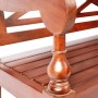Sillas Batavia 2 unidades madera maciza de caoba marrón oscuro de , Sillas de comedor - Ref: Foro24-246965, Precio: 191,86 €,...