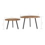 Set de mesas de centro hexagonales 2 uds teca reciclada de , Mesas de centro - Ref: Foro24-246097, Precio: 177,57 €, Descuent...