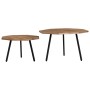 Set de mesas de centro hexagonales 2 uds teca reciclada de , Mesas de centro - Ref: Foro24-246097, Precio: 177,57 €, Descuent...