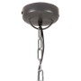 Lámpara colgante industrial hierro gris y madera 35 cm E27 de , Lámparas - Ref: Foro24-320887, Precio: 58,20 €, Descuento: %