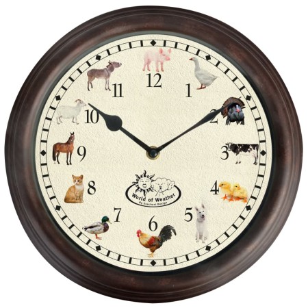 Esschert Design Reloj con sonidos de animales de granja de , Relojes de pared - Ref: Foro24-428856, Precio: 23,21 €, Descuent...