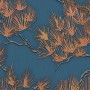 DUTCH WALLCOVERINGS Papel de pared pino dorado y azul de , Papel pintado - Ref: Foro24-437401, Precio: 39,64 €, Descuento: %