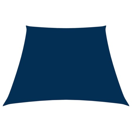 Toldo de vela trapezoidal de tela oxford azul 3/5x4 m de , Sombrillas - Ref: Foro24-135573, Precio: 62,18 €, Descuento: %