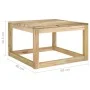 Set de muebles de jardín 2 pzas madera de pino impregnada verde de vidaXL, Sofás modulares de exterior - Ref: Foro24-315707, ...