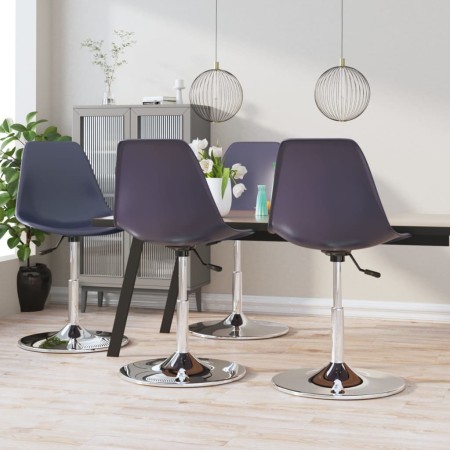 Sillas de comedor giratorias 4 unidades PP lila de , Sillas de comedor - Ref: Foro24-338276, Precio: 147,64 €, Descuento: %