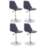 Sillas de comedor giratorias 4 unidades PP lila de , Sillas de comedor - Ref: Foro24-338276, Precio: 147,64 €, Descuento: %