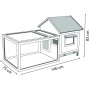 FLAMINGO Conejera Grace Cottage de , Jaulas y habitáculos para animales pequeños - Ref: Foro24-432028, Precio: 171,55 €, Desc...
