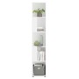 FMD Estantería de esquina con 10 compartimentos laterales blanco de , Librerías y estanterías - Ref: Foro24-433865, Precio: 1...