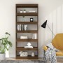 Estantería/divisor madera ingeniería marrón roble 80x30x198 cm de , Librerías y estanterías - Ref: Foro24-813628, Precio: 99,...