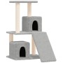 Rascador para gatos con postes de sisal gris claro 82 cm de , Mobiliario para gatos - Ref: Foro24-171664, Precio: 51,26 €, De...
