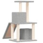 Rascador para gatos con postes de sisal gris claro 82 cm de , Mobiliario para gatos - Ref: Foro24-171664, Precio: 51,26 €, De...