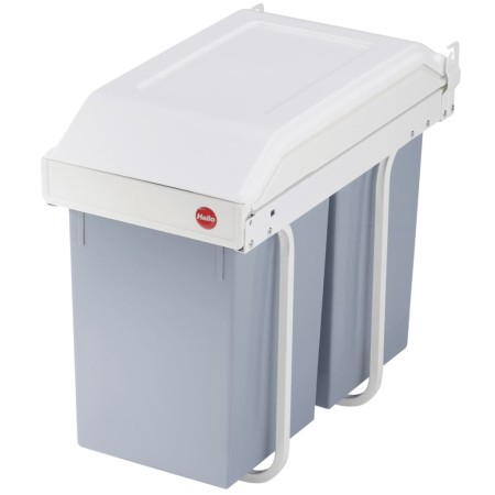 Hailo Papelera de armario Multi-Box Duo tamaño L 2x14 L crema 3659-001 de , Cubos de la basura y papeleras - Ref: Foro24-4154...