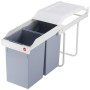 Hailo Papelera de armario Multi-Box Duo tamaño L 2x14 L crema 3659-001 de , Cubos de la basura y papeleras - Ref: Foro24-4154...