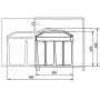Hailo Papelera de armario Multi-Box Duo tamaño L 2x14 L crema 3659-001 de , Cubos de la basura y papeleras - Ref: Foro24-4154...
