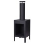 ProGarden Chimenea con tubo negro 100 cm de , Chimeneas - Ref: Foro24-442164, Precio: 84,86 €, Descuento: %