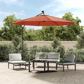 Tela de repuesto para sombrilla voladiza terracota 300 cm de , Telas para sombrillas y toldos - Ref: Foro24-313810, Precio: 2...