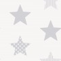 Noordwand Papel de pared Kids @ Home Superstar plateado y blanco de , Papel pintado - Ref: Foro24-425342, Precio: 24,32 €, De...