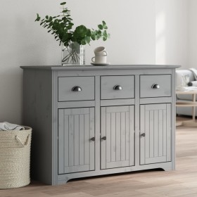 Aparador BODO madera maciza de pino gris 115,5x44x80 cm de , Aparadores - Ref: Foro24-355067, Precio: 226,79 €, Descuento: %