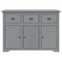 Aparador BODO madera maciza de pino gris 115,5x44x80 cm de , Aparadores - Ref: Foro24-355067, Precio: 226,79 €, Descuento: %