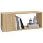 Mueble para TV madera contrachapada roble Sonoma 80x24x32 cm de , Muebles TV - Ref: Foro24-809110, Precio: 30,08 €, Descuento: %