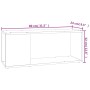 Mueble para TV madera contrachapada roble Sonoma 80x24x32 cm de , Muebles TV - Ref: Foro24-809110, Precio: 30,08 €, Descuento: %