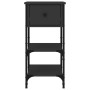Mesita de noche madera de ingeniería negro 34x36x70 cm de , Mesitas de noche - Ref: Foro24-825973, Precio: 56,59 €, Descuento: %
