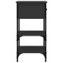 Mesita de noche madera de ingeniería negro 34x36x70 cm de , Mesitas de noche - Ref: Foro24-825973, Precio: 56,59 €, Descuento: %