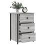 Mesitas noche 2 uds madera ingeniería gris Sonoma 40x36x60 cm de , Mesitas de noche - Ref: Foro24-826000, Precio: 120,32 €, D...