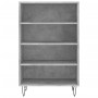 Aparador alto madera de ingeniería gris hormigón 57x35x90 cm de , Aparadores - Ref: Foro24-827232, Precio: 39,74 €, Descuento: %