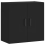 Armario de pared madera de ingeniería negro 60x31x60 cm de , Taquillas y armarios de almacenamiento - Ref: Foro24-829965, Pre...