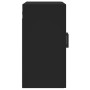 Armario de pared madera de ingeniería negro 60x31x60 cm de , Taquillas y armarios de almacenamiento - Ref: Foro24-829965, Pre...