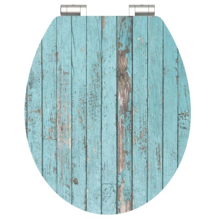 SCHÜTTE Tapa de váter con cierre suave brillante MDF BLUE WOOD de , Asientos de inodoros y bidés - Ref: Foro24-438752, Precio...