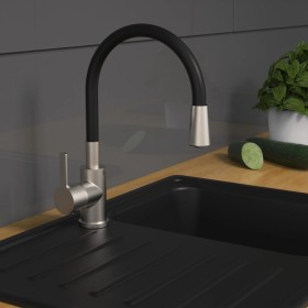 EISL Grifo mezclador de fregadero FLEXO negro de , Grifos - Ref: Foro24-438799, Precio: 98,52 €, Descuento: %