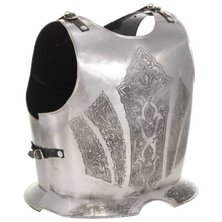 Réplica de coraza de armadura medieval LARP acero plateado de , Armas coleccionables - Ref: Foro24-286219, Precio: 132,65 €, ...