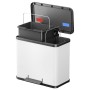 Hailo Cubo con pedal Oko Duo Plus tamaño L 17+9 l blanco 0630-230 de , Cubos de la basura y papeleras - Ref: Foro24-415427, P...