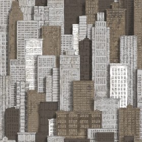 Noordwand Papel Urban Friends & Coffee City Apartments blanco dorado de , Papel pintado - Ref: Foro24-425291, Precio: 24,58 €...