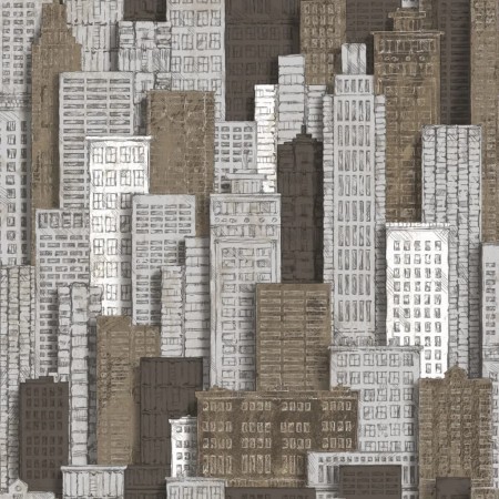 Noordwand Papel Urban Friends & Coffee City Apartments blanco dorado de , Papel pintado - Ref: Foro24-425291, Precio: 24,58 €...
