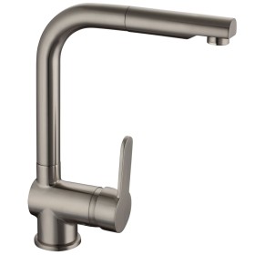 SCHÜTTE Grifo mezclador de fregadero LONDON acero inoxidable de , Grifos - Ref: Foro24-425827, Precio: 103,35 €, Descuento: %