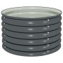 Arriate de acero galvanizado gris 80x80x44 cm de , Maceteros y jardineras - Ref: Foro24-45530, Precio: 101,68 €, Descuento: %
