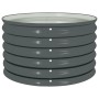 Arriate de acero galvanizado gris 80x80x44 cm de , Maceteros y jardineras - Ref: Foro24-45530, Precio: 101,68 €, Descuento: %