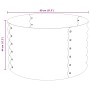 Arriate de acero galvanizado gris 80x80x44 cm de , Maceteros y jardineras - Ref: Foro24-45530, Precio: 101,68 €, Descuento: %