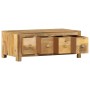 Mesa de centro con 4 cajones madera maciza de mango 90x50x35 cm de , Mesas de centro - Ref: Foro24-285827, Precio: 223,54 €, ...