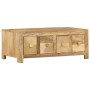 Mesa de centro con 4 cajones madera maciza de mango 90x50x35 cm de , Mesas de centro - Ref: Foro24-285827, Precio: 223,54 €, ...