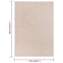 Alfombra de pelo corto beige oscuro 240x340 cm de , Alfombras - Ref: Foro24-340343, Precio: 154,41 €, Descuento: %